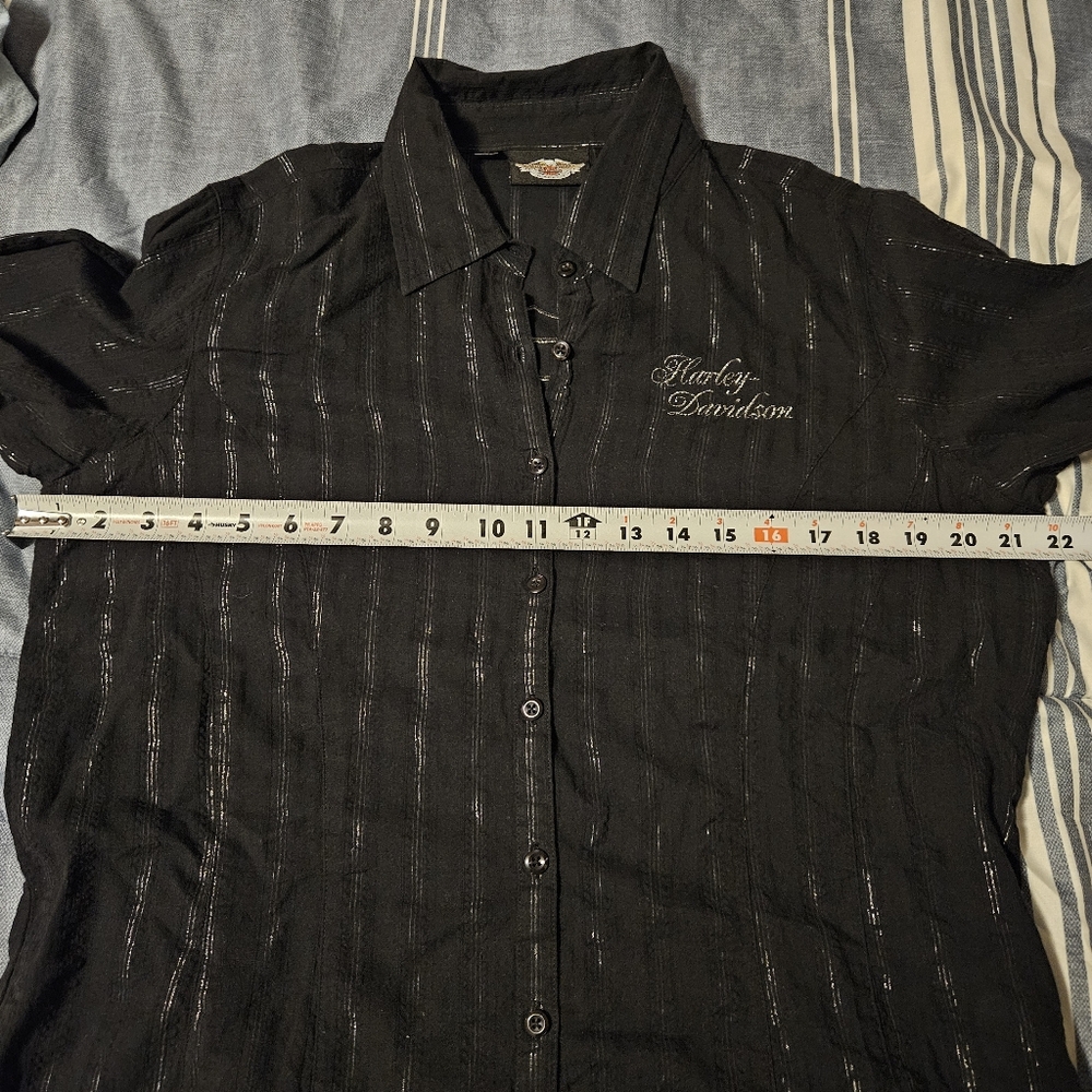 Harley Davidson Button Up Size L - Picture 8 of 8
